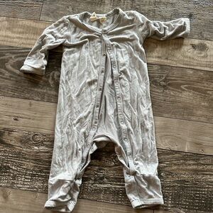 Kyte BABY Gray Footies Pajamas Cozy One-Piece